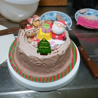 クリスマス切り株ケーキ